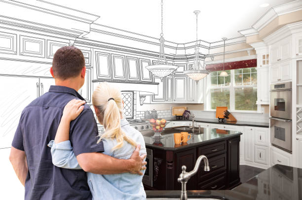 Professional Kitchen Island Installation technician working in Broomall, PA